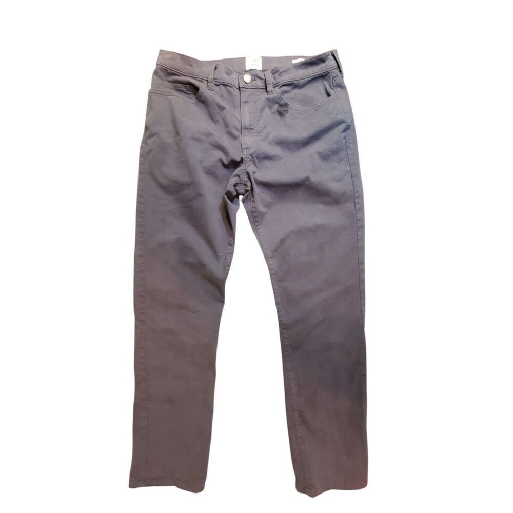 Flint And Tender Mens Denim Jeans  Gray Slim Fit Size 33 X 30